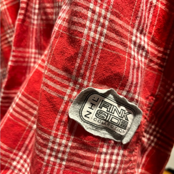 One of a kind button up with blackhawks patch! - Picture 4 of 5